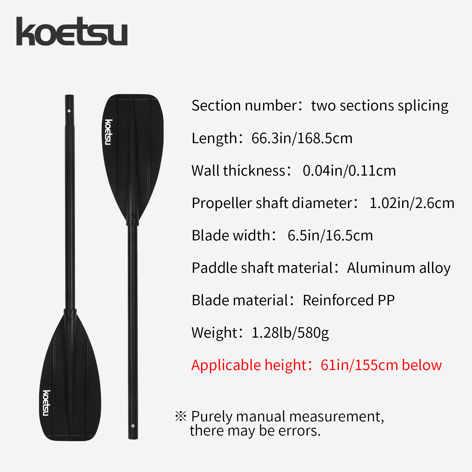 Двуглавое весло для каяка KOET – обзор и цена Fishing Kayak Paddle